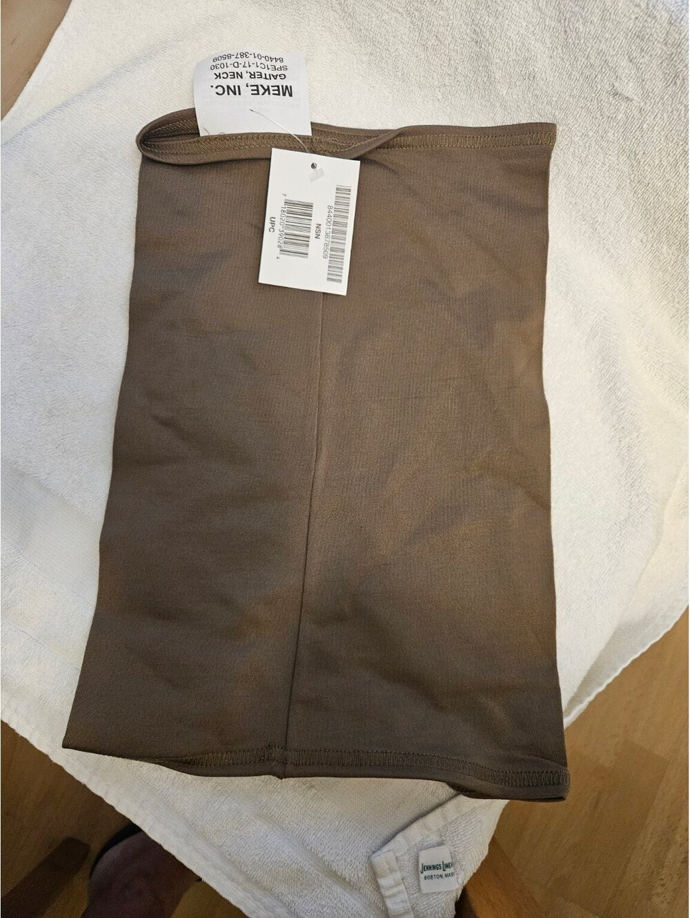NWT MEKE Inc USGI Military Neck Gaiter Coyote Brown NSN 8440-01-387-8509